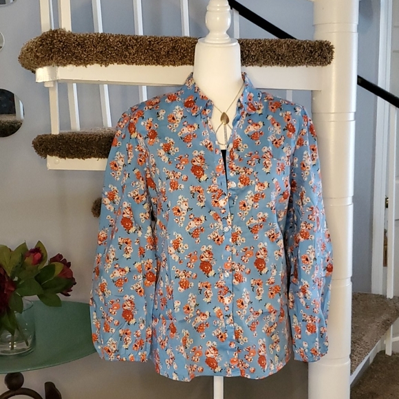 Lucky Brand Tops - Lucky Brand Floral-print Button DownTop